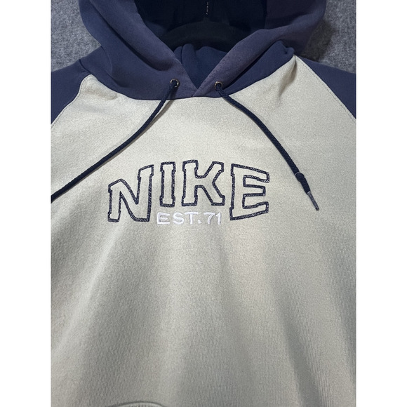 Nike Hoodie Mens S Travis Scott Style Pullover Sweatshirt Embroidered VTG USA - Picture 4 of 10